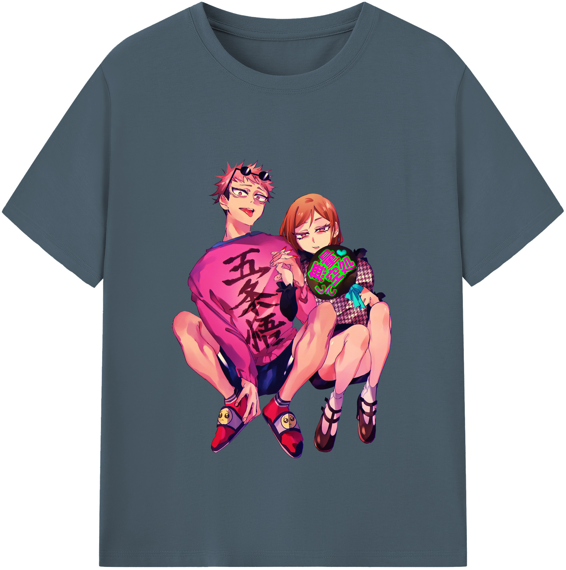 （画像用） 呪術廻戦 Jujutsu Kaisen 綿100％半袖Tシャツ（フロントプリント）